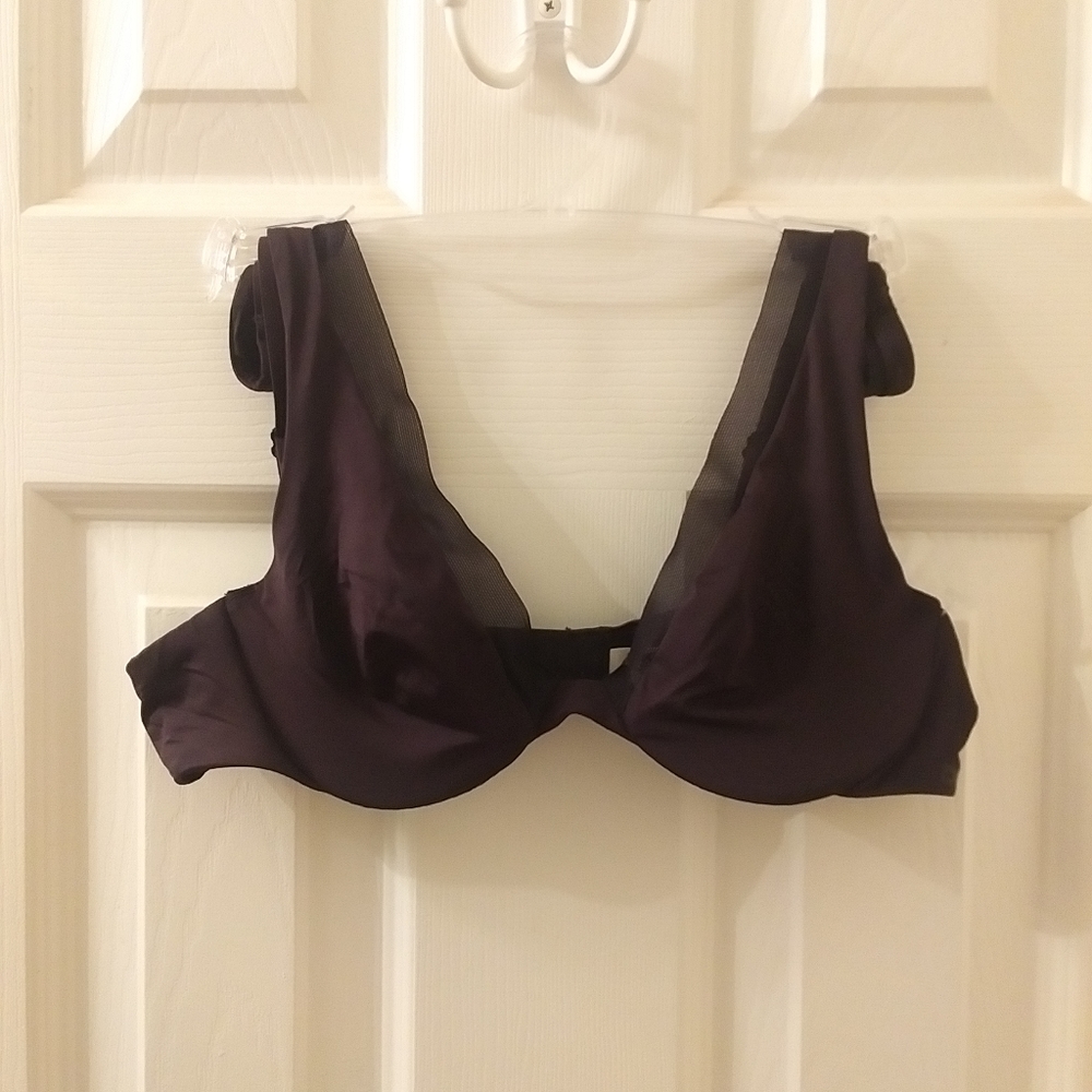 DKNY Sheer Black Bra